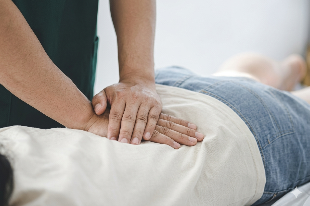 Chiropractic spinal adjustment